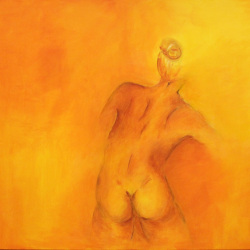 Die Tanzende II I  Acryl auf Leinwand I 80x100 I 2011