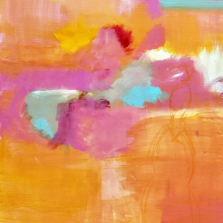 Arcangelo Corelli - Concerto F Major Op. 6 No. 2 Allegro I 100x80 I Eitempera auf Leinwand I 2024