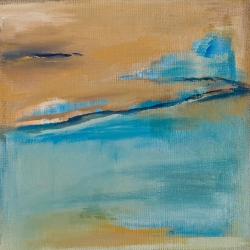 Strand I Mischtechnik auf Leinwand I 30x30 I 2011 (verkauft)