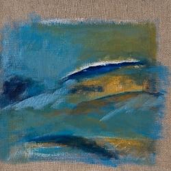 Winterlandschaft I Mischtechnik auf Leinwand I 30x30 I 2011 (verkauft)